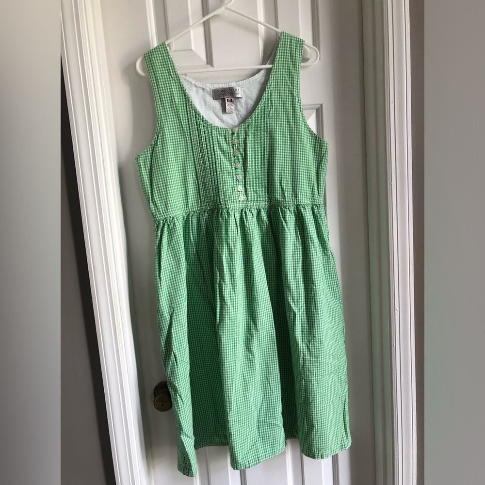 Vintage Karen Scott Perfect Plaid Picnic Sundress